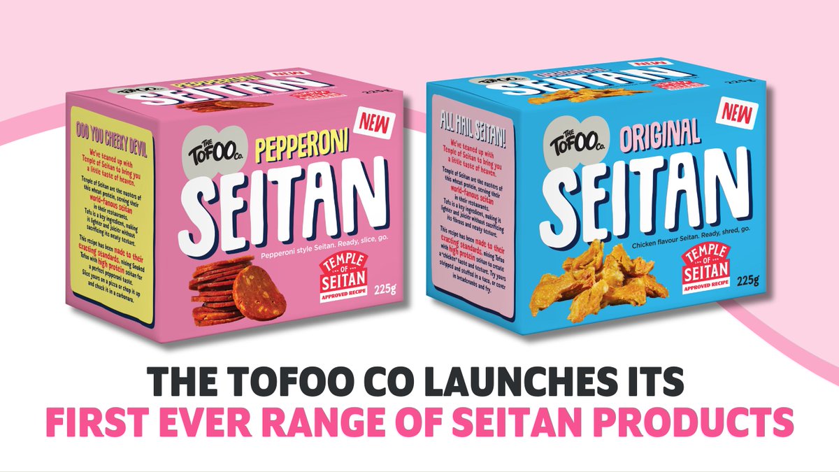 NEW PRODUCT LAUNCH! Seitan makes a great #plantbased alternative to chicken, so this news has come at the perfect time for #ChooseChickenFree week! 😎 ⁠Both products will be available at selected Waitrose stores, and The Original Seitan will also be available at Tesco, in May.