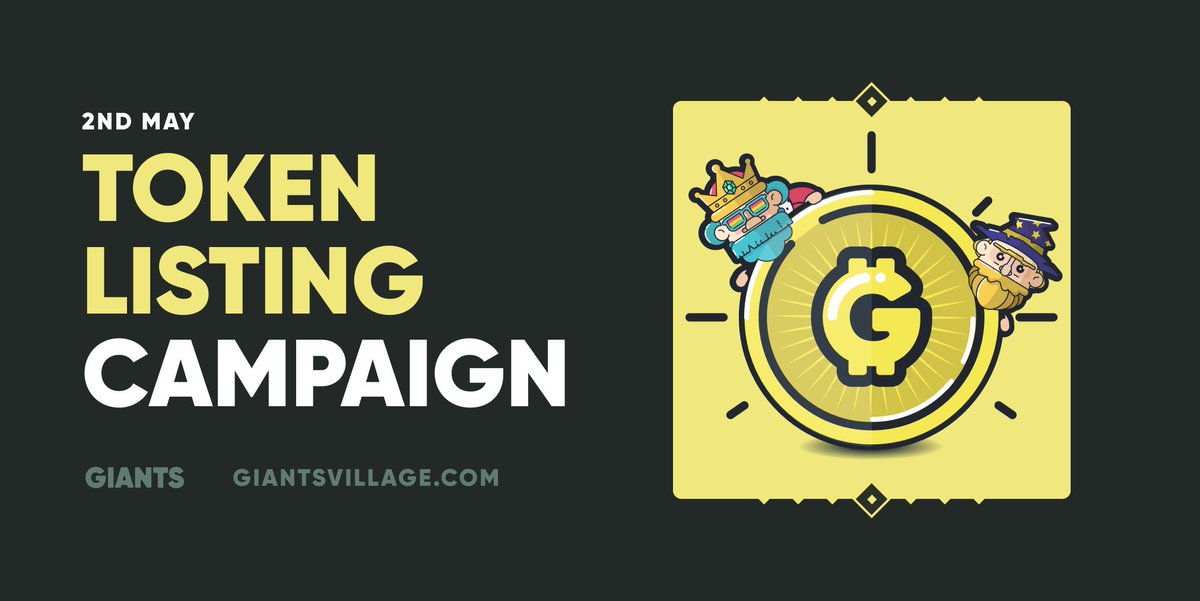 🪙 Introducing the $Giant Token Listing 2024 Community Program!🚀 Fueling the Giants Village ecosystem, our utility token is your ticket to a whole new experience on @MultiversX 🚀 Join our first stage, the Staking Campaign, starting Thursday and multiply your tokens! Read more