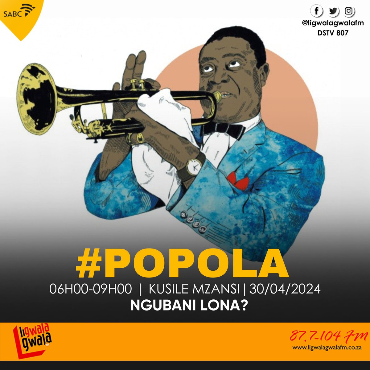 #Popola | 06H00-09H00 | #KusileMzansi | #LigwalagwalaFM