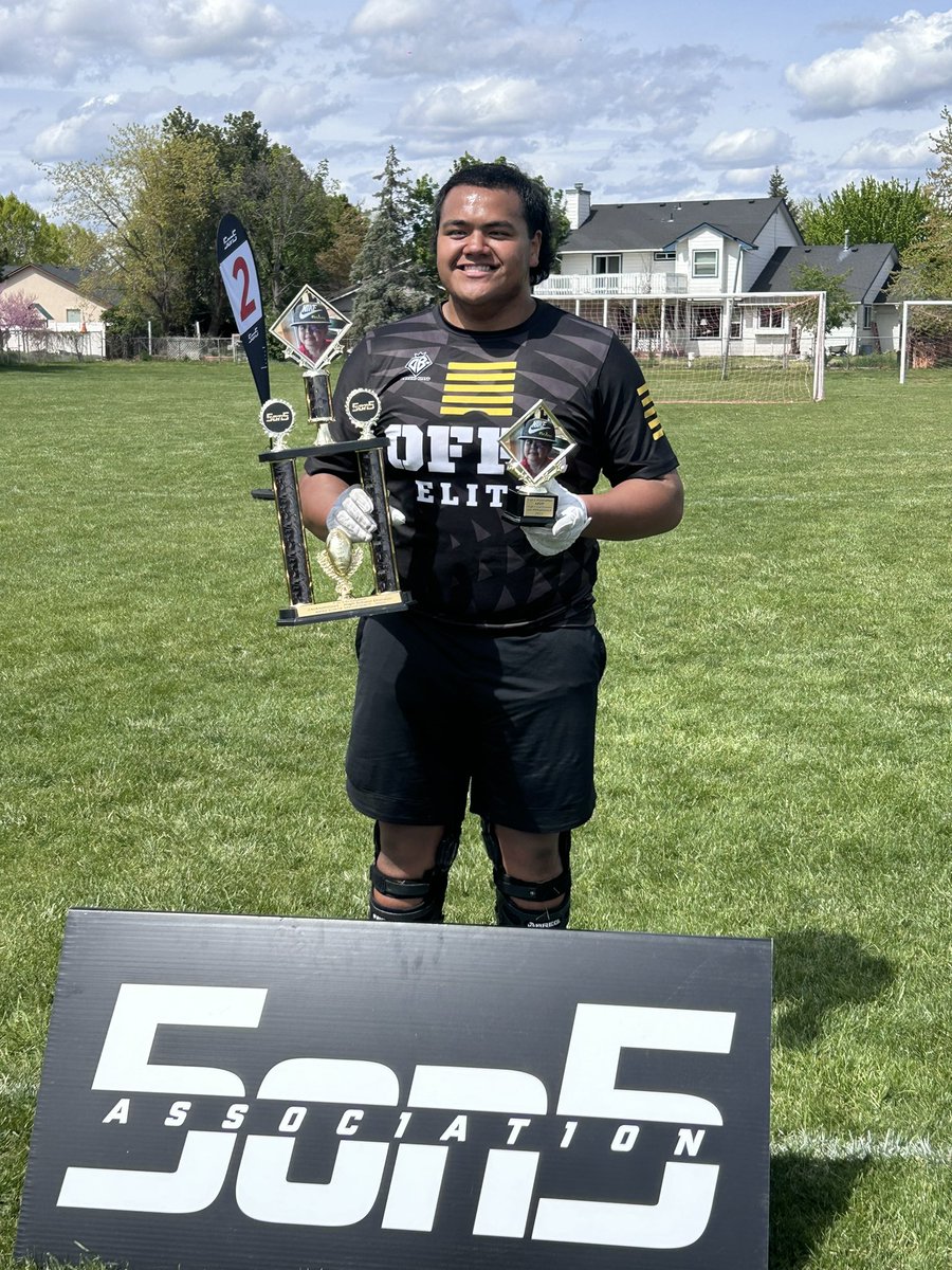 Gem State Shootout MVP….. @FFangupo59 ….my boy! #proudmama Thank you @5on5association @BrandonHuffman #AveryStrong @OFFA_Academy @coachjhemm