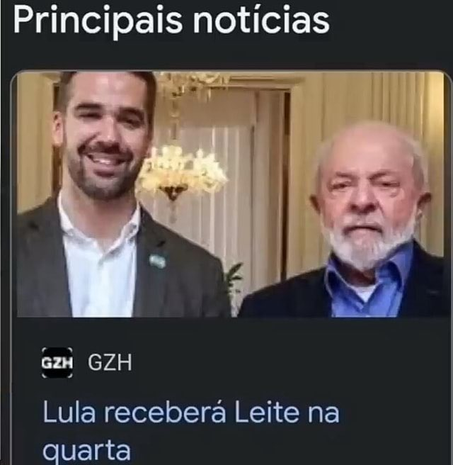 lula ta fazendo muito o L