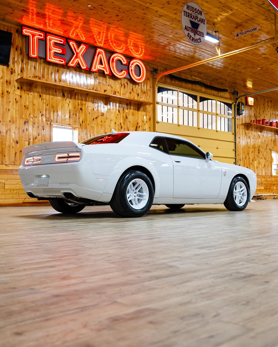 All White Dodge Challenger SRT Demon 170.

📸abe_automotive