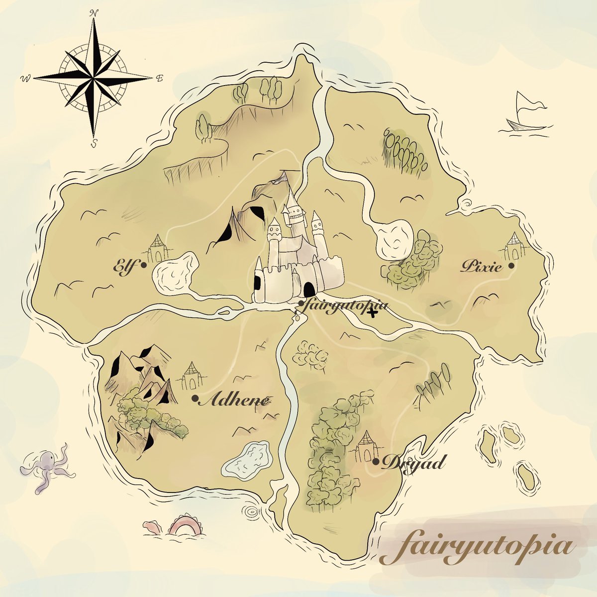 ยูโทเปีย เกาะแห่งความอุดมสมบูรณ์และปรารถนาของเหล่าแฟรี่🧚✨