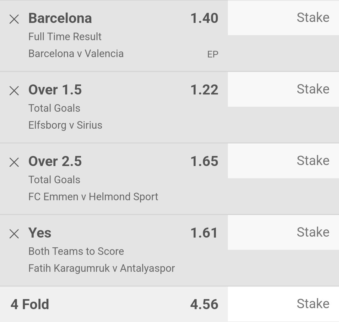 WINNER 💥💥💥

@ 4.56

5 of the last 6 Acca's have now won !!! 💥

Please re-post 🙏

#Acca