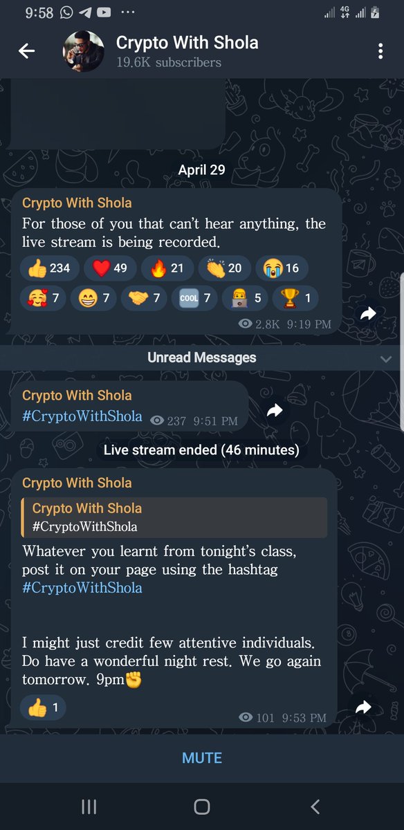 If you guys are not in this group, ur missing out!!! 
Its FREE!!!
#CryptoWithShola