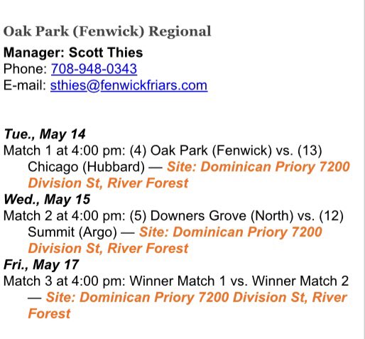 CLASS 3A STATE TOURNAMENT SCHEDULE 🏆💜⚽️👏🏻 @dgnathletics #wearedgn 

ihsa.org/Sports-Activit…