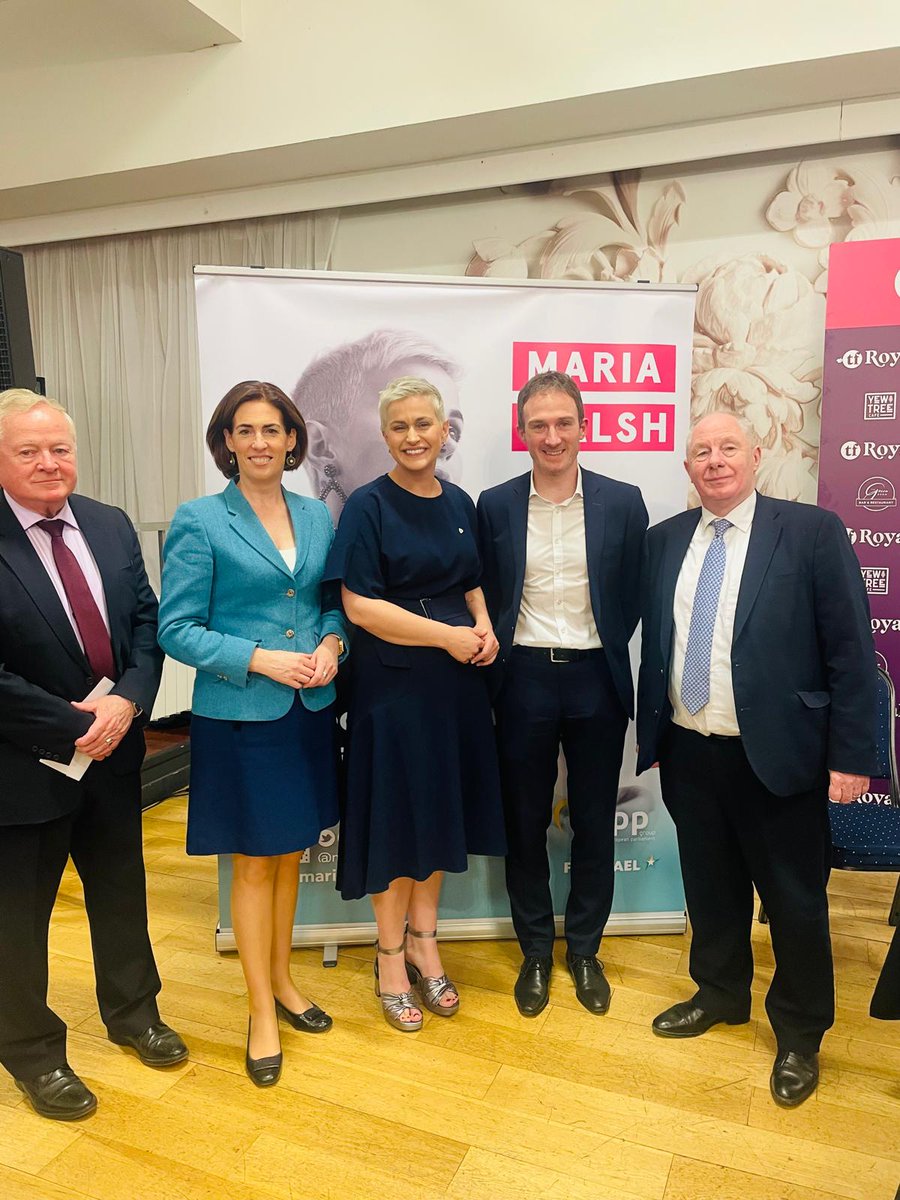 In Castlebar tonight with my @FineGael colleagues for the launch of @MariaWalshEU European election campaign. Maria is a strong and effective voice in Europe. 💪