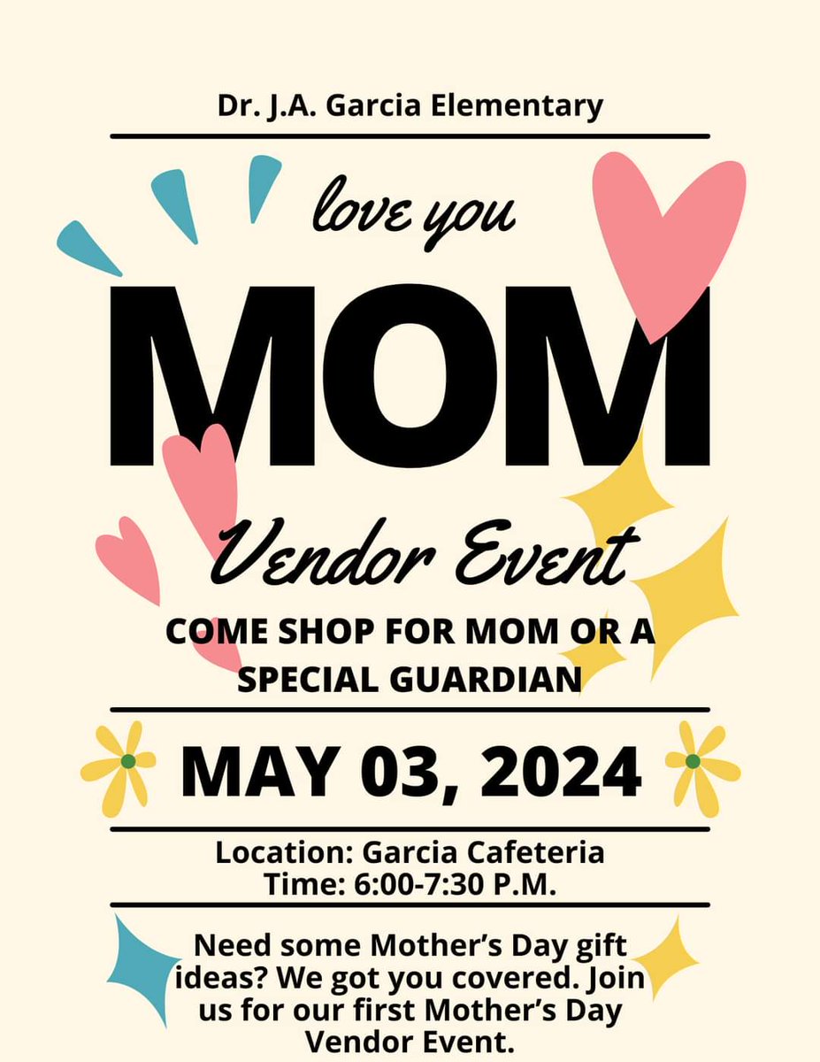 Come out & shop for YOUR MOM, GRANDMA OR SPECIAL LADY. There's something for everyone. The best thing is your shopping local and supporting Small Businesses! Let's show our small businesses how our Navigator Community comes together to support one another! 20 vendors so far.