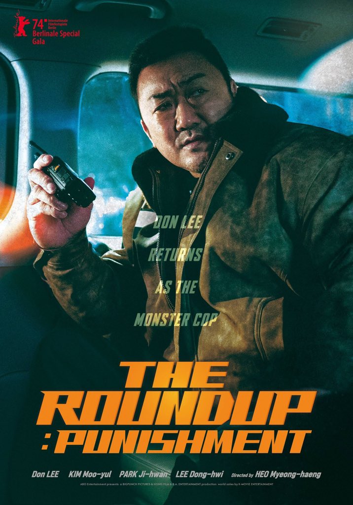 In #Korea’s #BoxOffice, no movie star can challenge #DonLee other than #DonLee himself.
Heist movie #TheRoundUpPunishment, sequel to mega hits 2022 #TheRoundUp & 2023 #TheRoundUpNoWayOut, posted historic 29.4M 5-day opening and insane 4.3M admissions, #2 biggest since #Endgame,