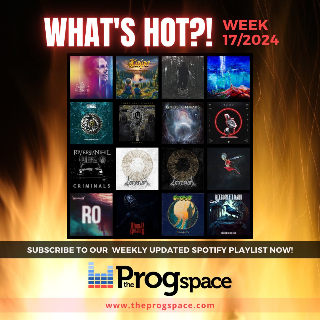 🔥🔥 WHAT'S HOT?! UPDATE 🔥🔥 Freshly updated: 80 new songs in our What's Hot?! playlist, 20 are still hot enough for a second round...😉 Dive in and don't forget to subscribe if you haven't done so already! theprogspace.com/wh-playlist