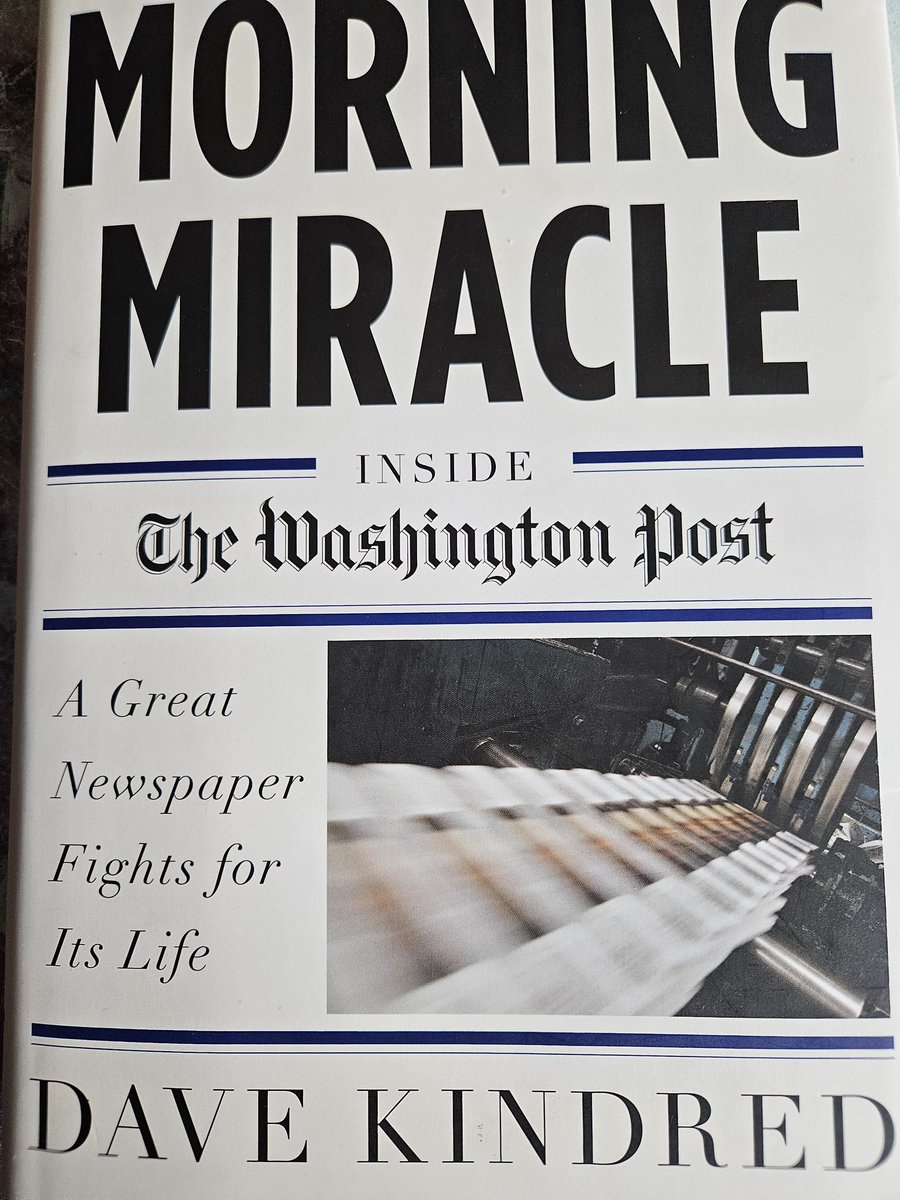 Finished this book for April. It's a little dated (published in 2010) but still interesting look at Washington Post and the newspaper business at the time (with a lot of background history).