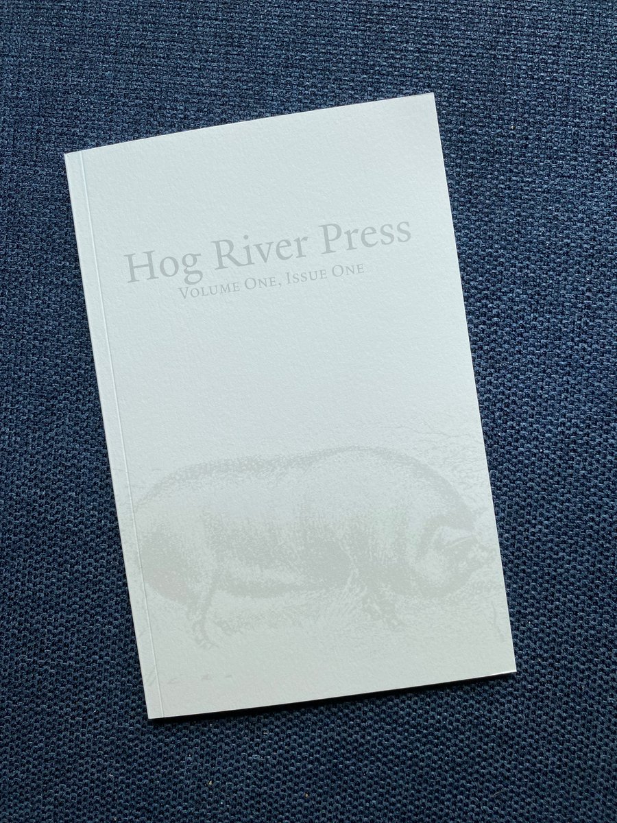So enjoying this beautiful new journal @hogriverpress - so well curated & designed & I’m in love with this poem by Eve Alexandra. Wonderful work from @briankirkwriter & @SineadGrif too!