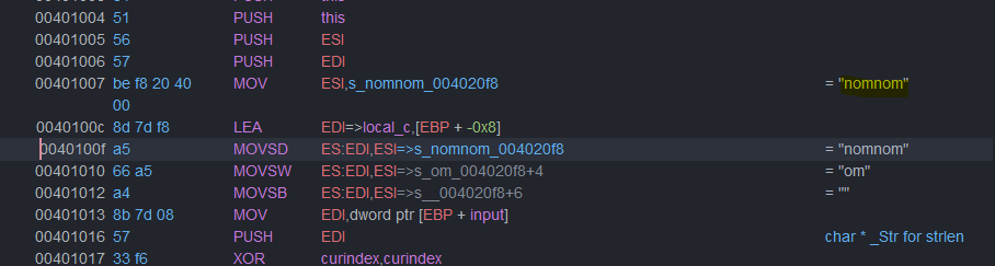 When you are writing a malware loader and it is lunch time but you need to think of an XOR key to hide your strings: