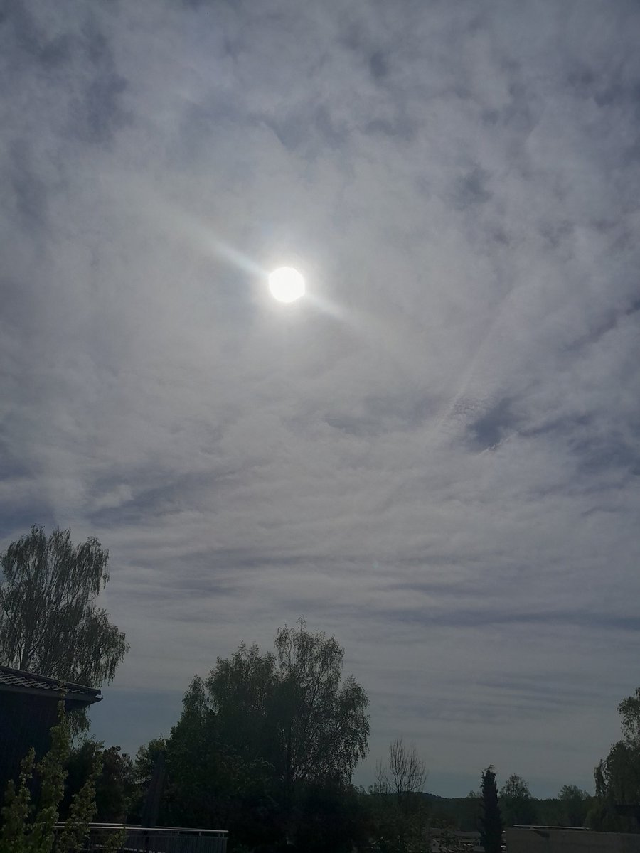 Heute östlicher #Bodenseekreis 
Volles Rohr, #GeoEngineering 
Sie besprühen uns als wären wir Insekten
Der #Mainstreamnennt es #Saharastaub, wie an Ostern👀
#CuiBono?
#DepopulationAgenda 
#StratosphericAerosolInjection