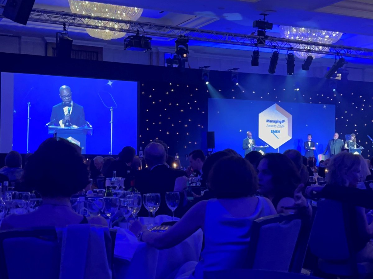 Thank you to Kingsley and the @ManagingIP team for raising money for our Charity at their 19th awards night. 🤩 Kingsley, a dad who stayed at the #EvelinaLondon House in 2023, shared his story highlighting the impact the money they raised could have on many families in need. ❤️