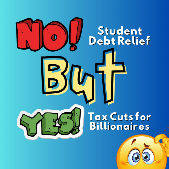 Have you noticed Trump, MAGA Republicans and even the Supreme Court of the United States Republican corrupt AF justices are all against giving student debt relief, but all for tax cuts for Billionaires? Trump, MAGA Republicans and SCOTUS all have one thing in common, they work…