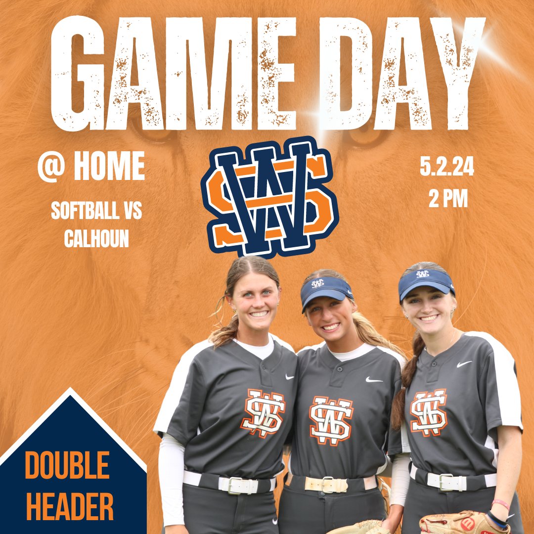 Doubleheader vs Calhoun begins at 2 PM today - Celebrate WSCC Softball's Sophomore Day!