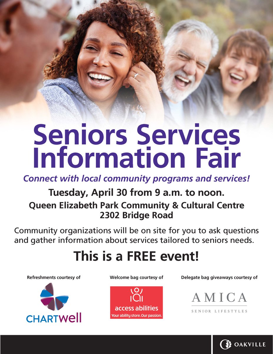 Come say hi to us at the Queen Elizabeth Park Community & Cultural Centre tomorrow! From 9 am to noon, we'll be running a booth at the Seniors Information Fair, where you can learn about all kinds of services that greatly improve the lives of older adults. This is a FREE event!
