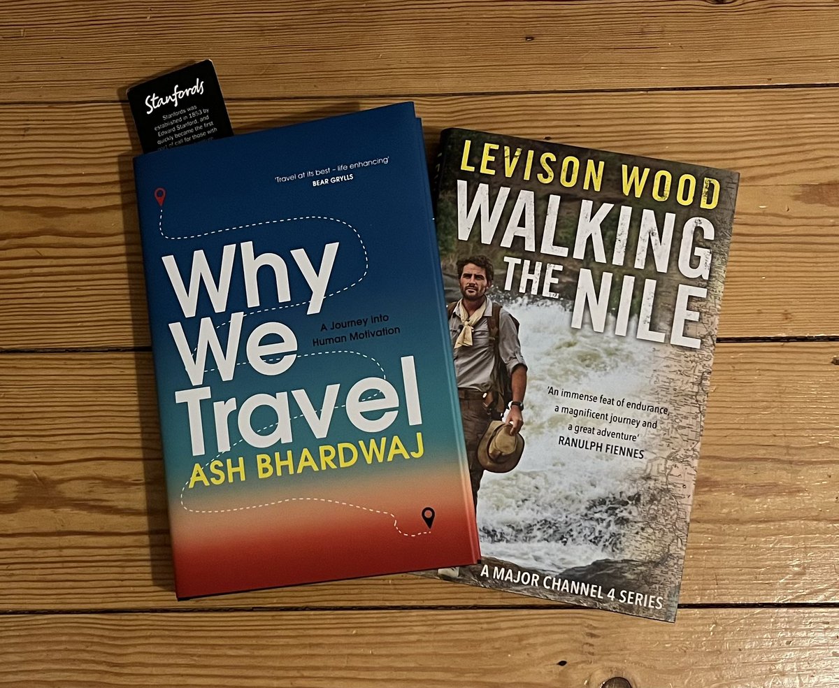 @AshBhardwaj Back to it and what an absolute treat Chapter 5 is! ‘Walking The Nile’ the book, and series on Ch4, was where I discovered @Levisonwood amazing work, and got me hooked! Fantastic to get a ‘behind the scenes’ look … and the stories! 🤗📖📘 (BTW, my youngest is an Arsenal fan😁)