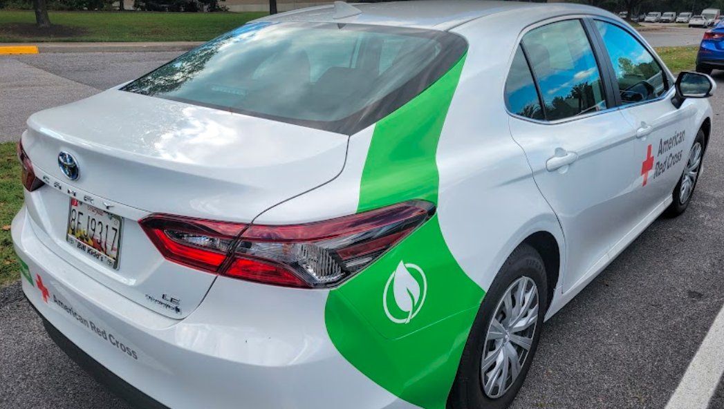 One of the many steps the Red Cross is taking toward sustainability is adding electric vehicles to our fleet -- including this car used by our biomedical team to transport blood products throughout the #RedCrossNCGC region! rdcrss.org/3VATYtb #EarthMonth #EveryDayIsEarthDay
