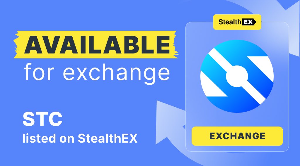 Experience a true power of #crypto through utility 🦾 @SaitaChainCoin is a blockchain project offering a decentralized platform for secure data storage & management You can get $STC on StealthEX right now 👉 stealthex.io/?to=stcerc20 👈 Custody-free exchange, 1500+ assets 🚀