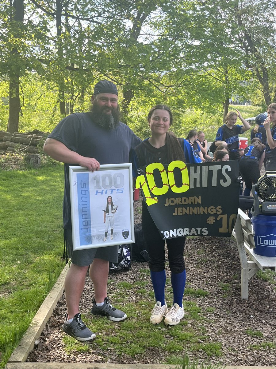 Congrats to Jordan Jennings on achieving 100 hits this afternoon! <a href="/TheBAL_1975/">The Bicentennial Athletic League</a> <a href="/mastcharter/">MaST Charter</a>