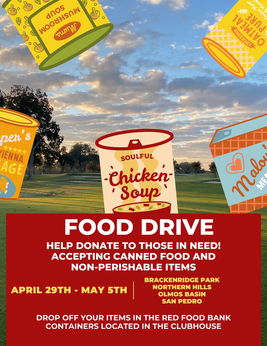 🥫 This week, we're hosting a Food Drive to support those in need in our community. Every contribution counts, no matter how big or small! 🥫 Please drop off non-perishable food items and spread the word!

#FightHunger #FoodDrive
