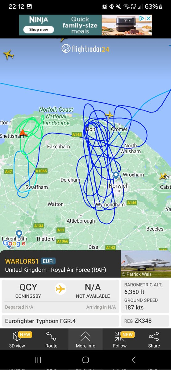 Coningsby did warn us about night flying for the next few days. They could have put a bit of effort into it and made is a picture 🤷