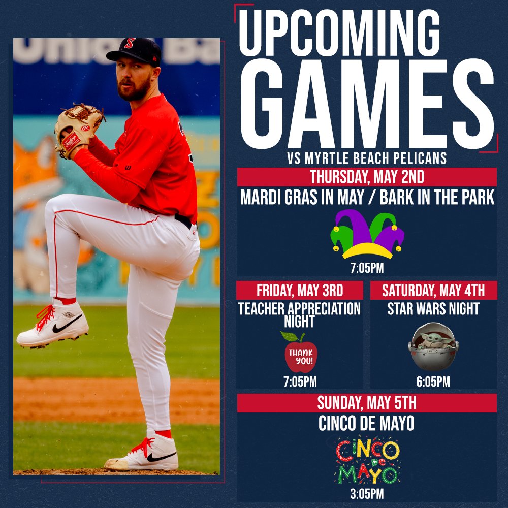 Check out everything happening this week at Carilion Clinic Field! 🎟️:ow.ly/G99R50RriX0