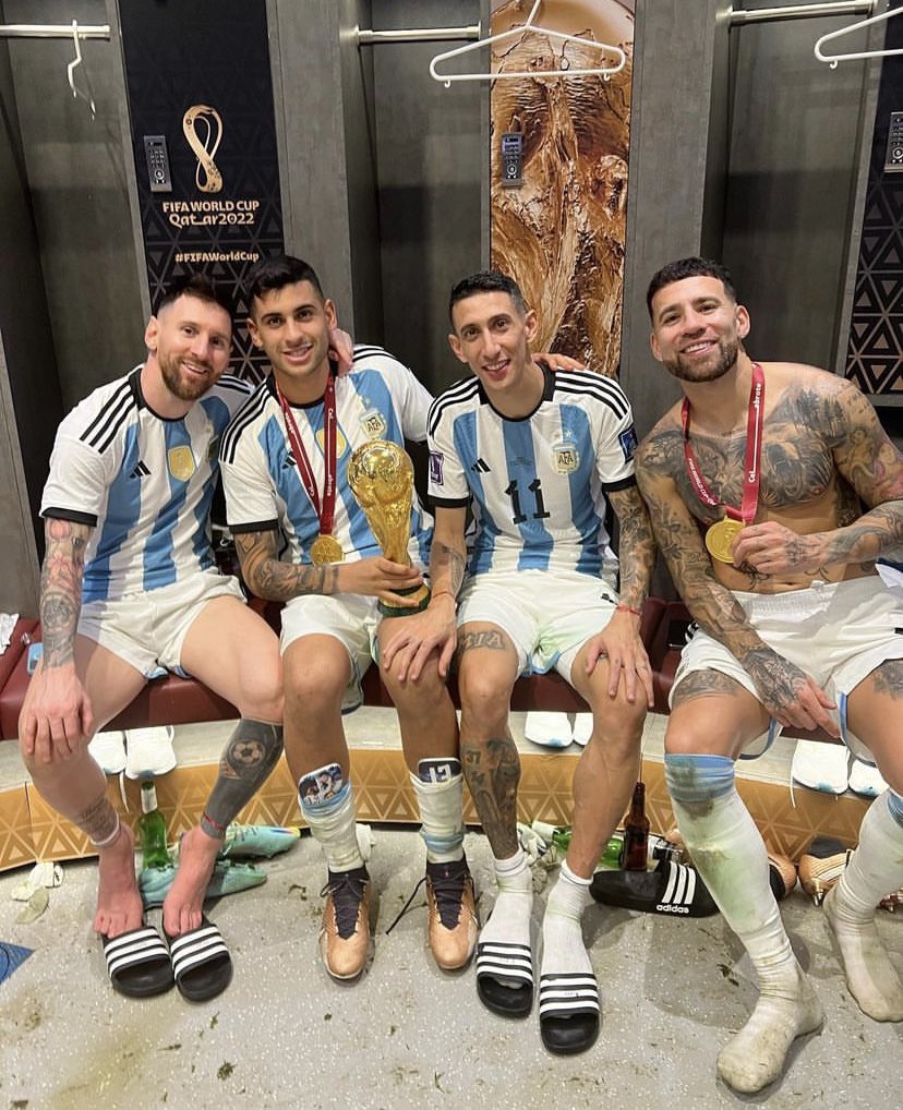 Cuti Romero: “We are humble group and we knew that there were probably other teams at the World Cup who were better than us on the paper, but as a group no one was better than us. And also, having Messi who’s by far the best player in the world is always an advantage against