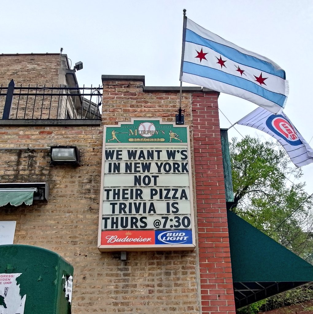 Great stuff as the Cubs kick off their series in New York ⚾🍕