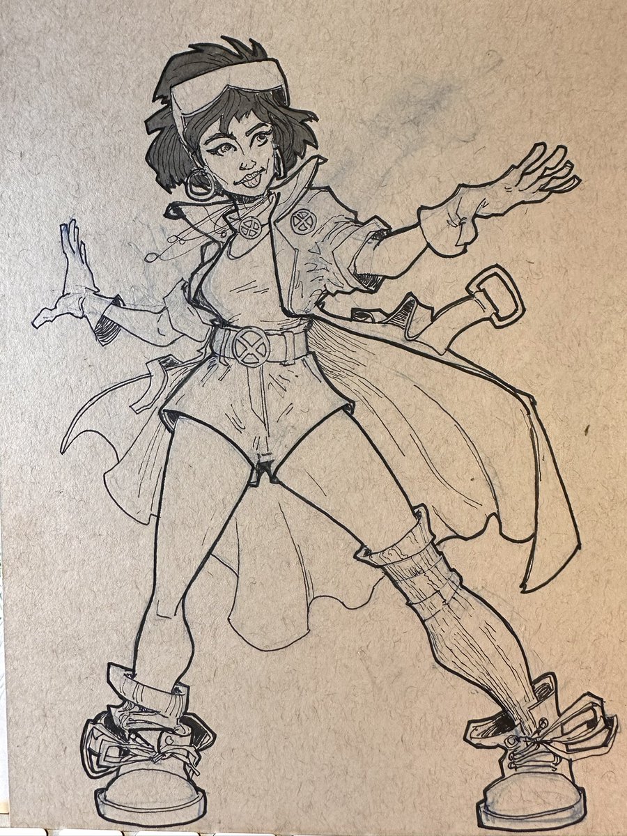 Here’s the lineart for #jubilee from the #XMen . . . . . #art #illustration #doodlebags #doodle #draw #drawing #nashville #nashvilleartist #nashvilleart #marvel #xmen97 #mutant #marvel #comicbook #jubilationlee