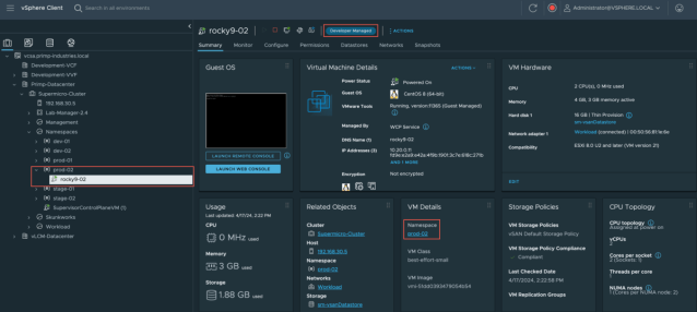 Identifying vSphere with Tanzu Managed VMs dy.si/bcF7xV2