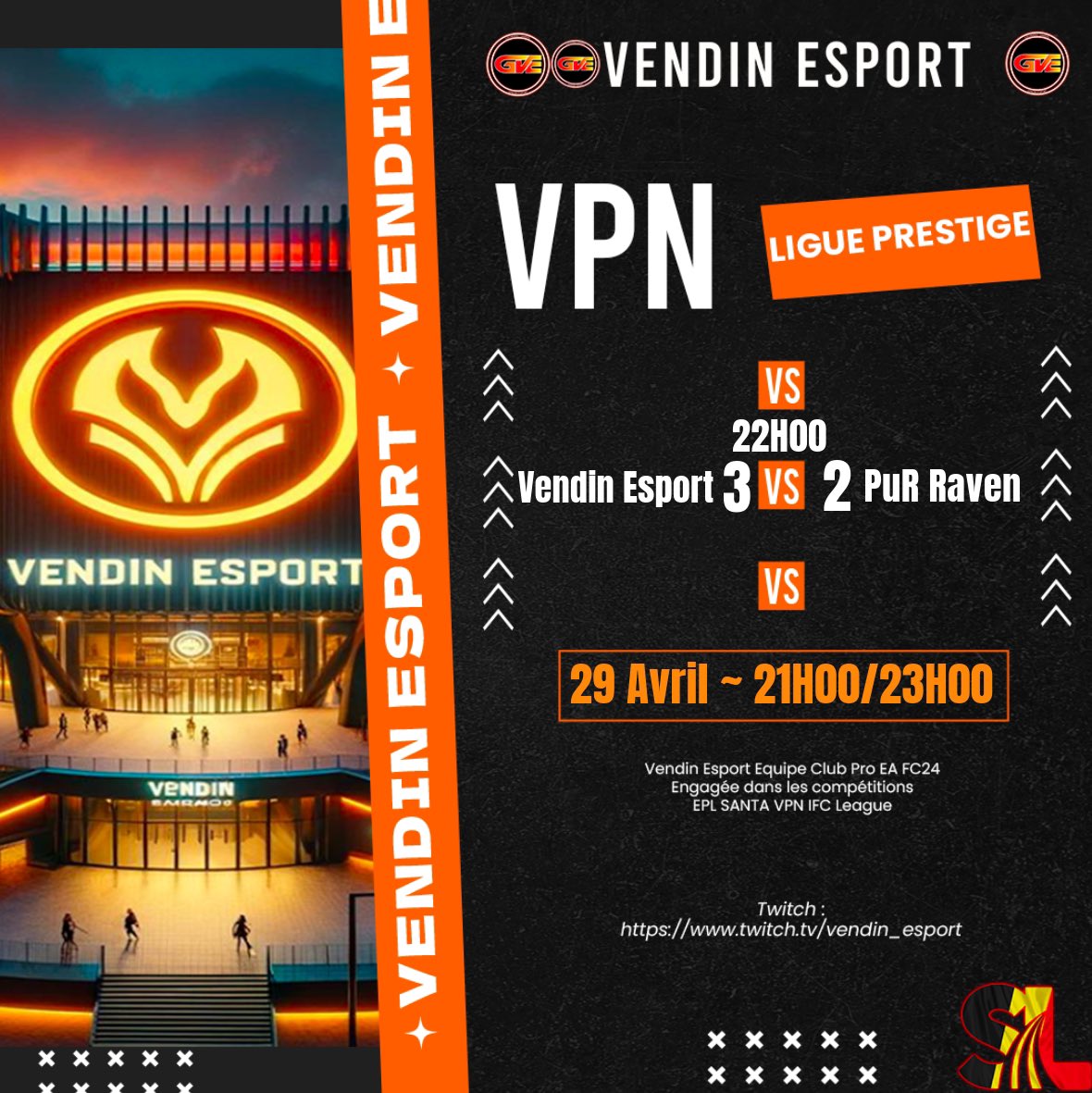 ⚽️Résultats de notre soirée sur <a href="/EProLeague11v11/">EPro League</a> / @SantaBelgique / <a href="/VPN_France_/">Virtual Pro Network 🇨🇵</a> ⚽️