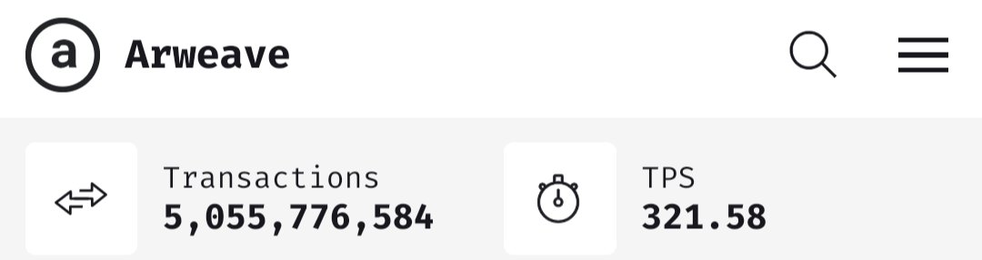 There are now 5 billion pieces of data stored permanently onchain with Arweave.

320 more are being added every second.

Arweave is now the second most utilized public ledger. Only Solana processes more transactions.

See you at 100 billion 🫡