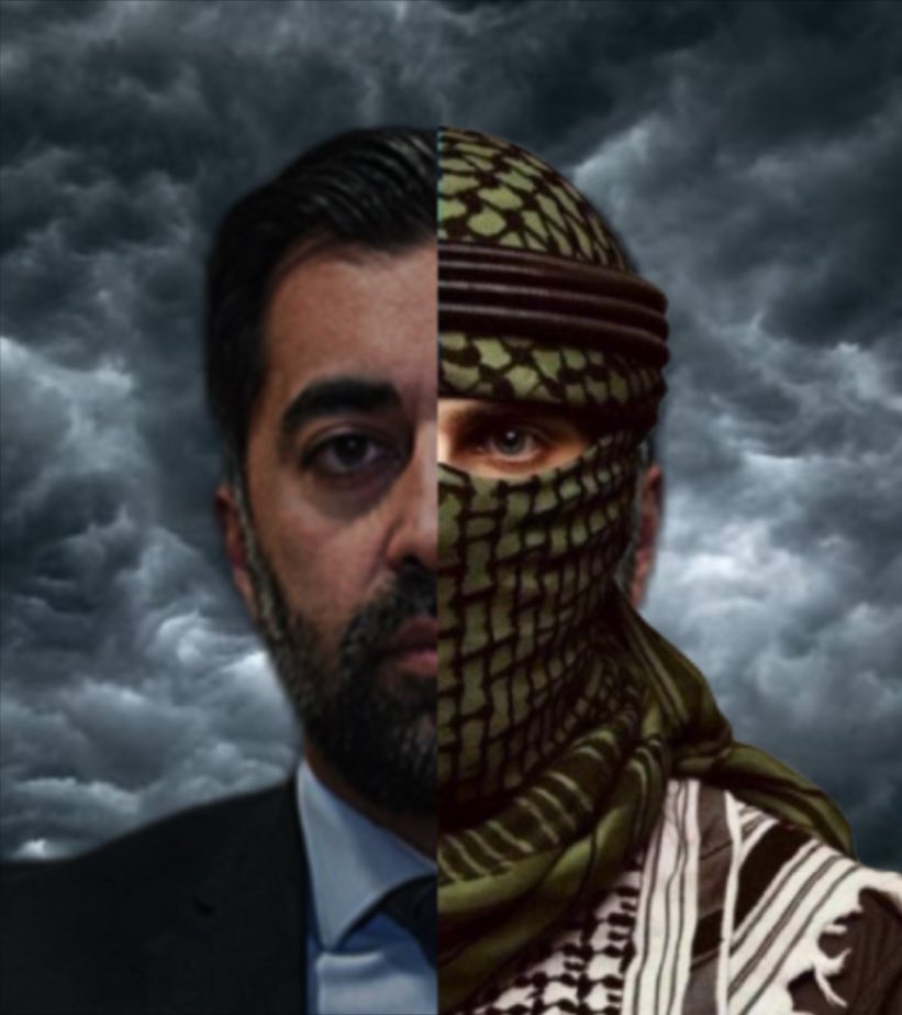 Why am I not surprised that #Hamas envoy to UK , #HumzaYousaf , installed as First Minister of #Scotland by a  mis guided #SNP , has been exposed for what he is and had to resign ??
#ScottishPolitics