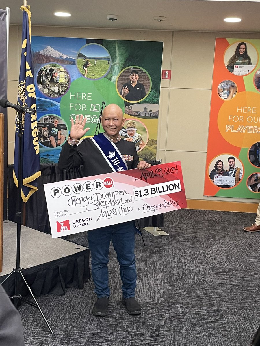 Cheng “Charlie” Saephan, of Portland, is splitting the $1.3B Powerball w/ his wife & their friend. Charlie is fighting cancer and says this money will be put toward better healthcare. He doesn’t know how long he’ll live due to cancer, & is glad the money will support his family.