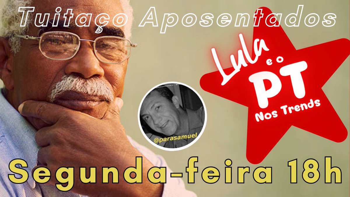 Tuitaço Especial dos Aposentados Pela inconstitucionalidade do art. 149 da EC103/19. Essa luta é de todos nós. Servidores Públicos Aposentados Unidos e na luta. Vamos juntos na luta ao lado dos Aposentados Usem a Hashtag 👇🚩👇🚩👇 Parem Confisco #AposentadoriaJa