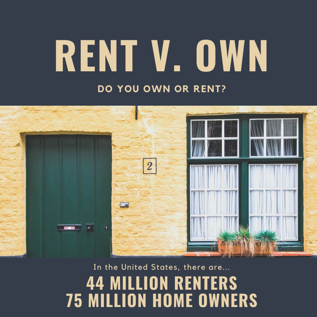Did you know

There are 44 million renters in the US, compared to 75 million homeowners. 😱

#renttoown #downpaymentassistance #realtor #realestateadvice #rent #ownahome