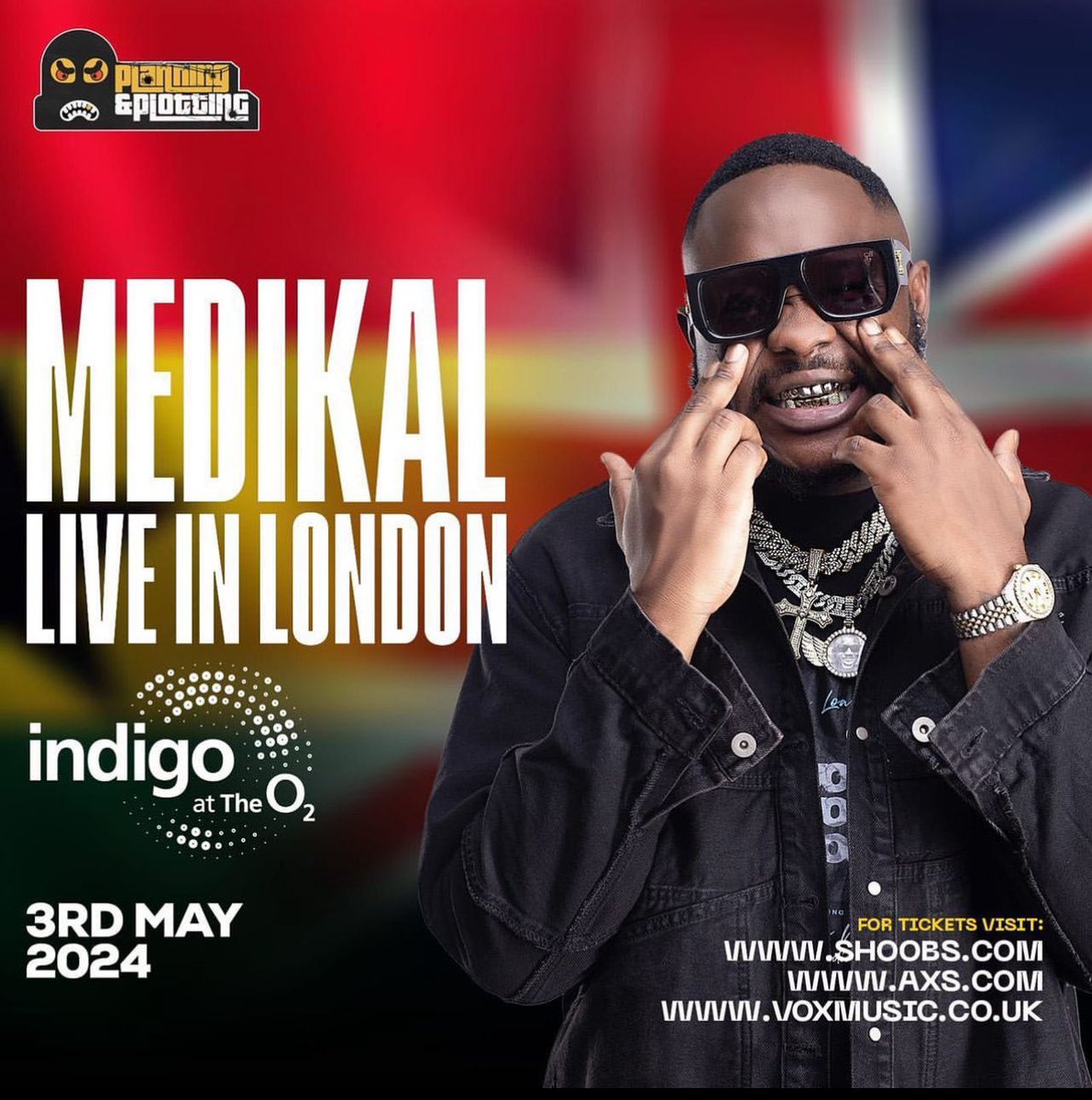 As a way to promote the event, I released a special Medikal mixtape in honour of his O2 concert. If you happen to be in London, this is your chance to show him some love by attending the event. Let us do this for Ghana music. 

🔗: eventlink.to/medikallivelon…