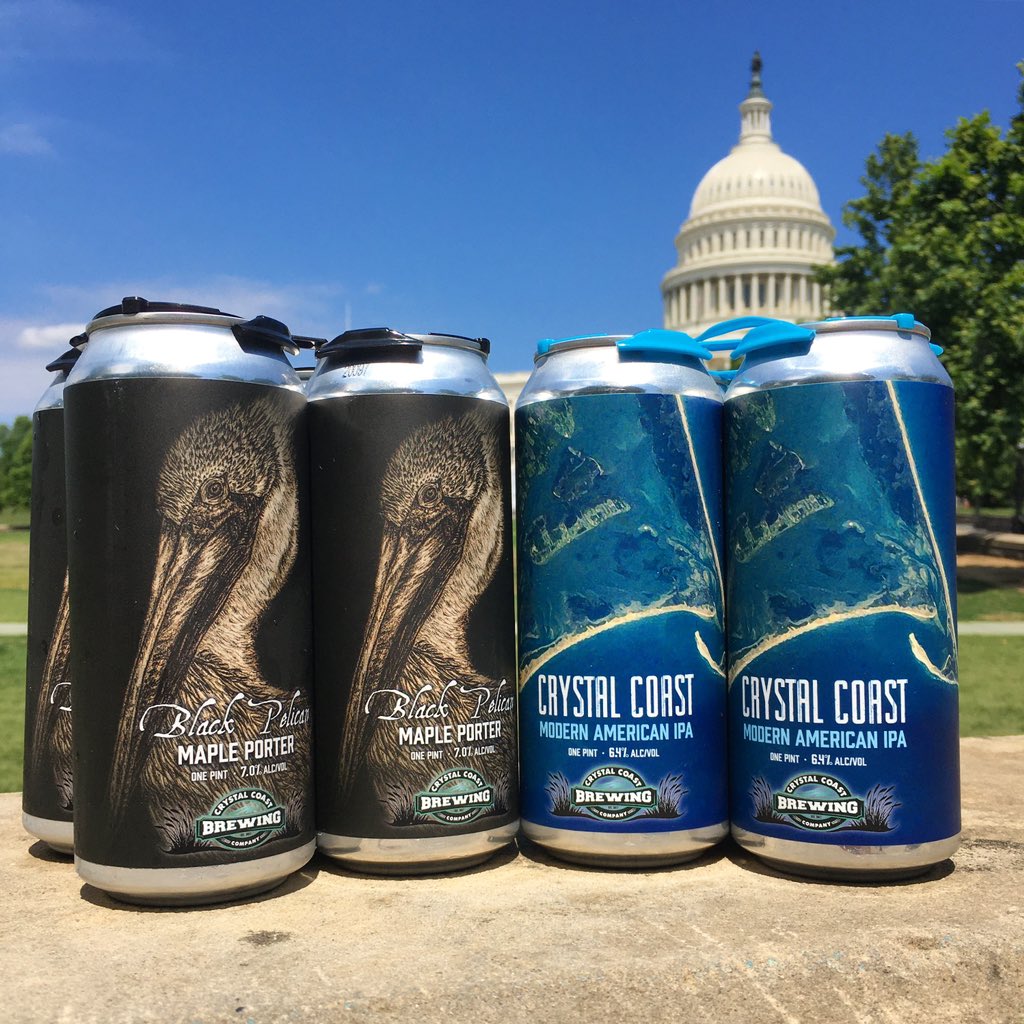 We’re thrilled to have Crystal Coast beer back in DC and Northern Virginia! We are pumped to partner with our friends at Ferment-Nation in bringing our beer in cans and draft to multiple counties in NOVA as well as the District of Columbia!