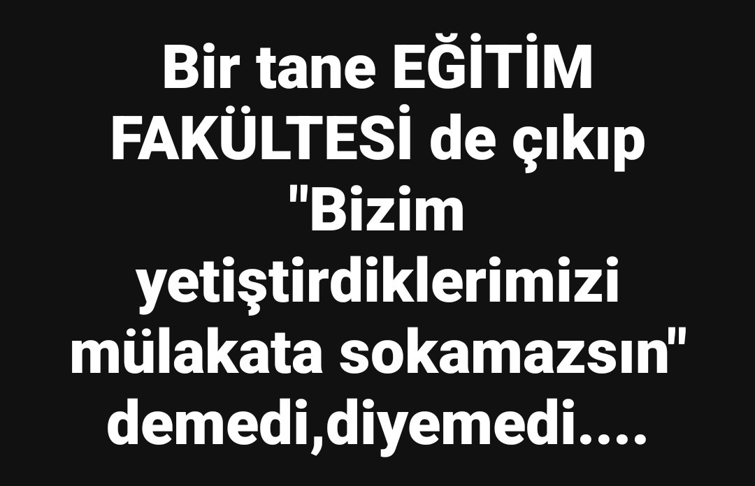 #Mülakatsız68BinÖğretmenUlusta #MülakatVicdansızlıktır