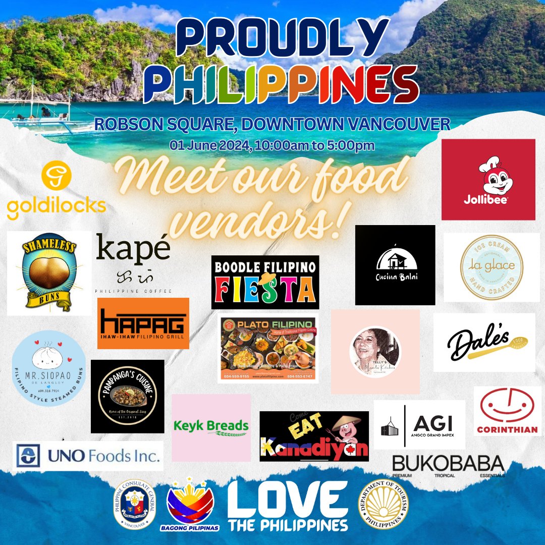 PROUDLY PHILIPPINES (01 JUNE 2024)...Meet our food vendors!