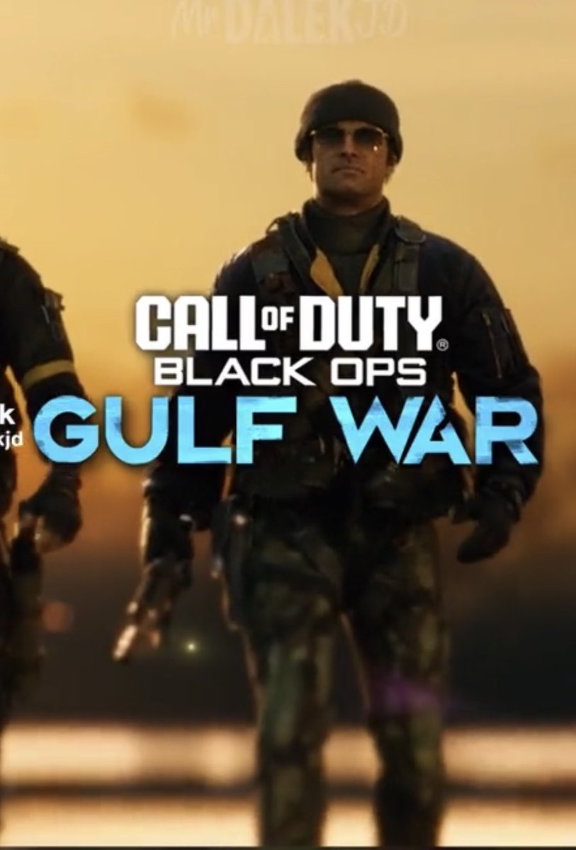 COD might be dead right now, but Treyarch has never failed us. 

They just got 4 YEARS to make Black Ops Gulf War, the hype is justified and this game will save COD.