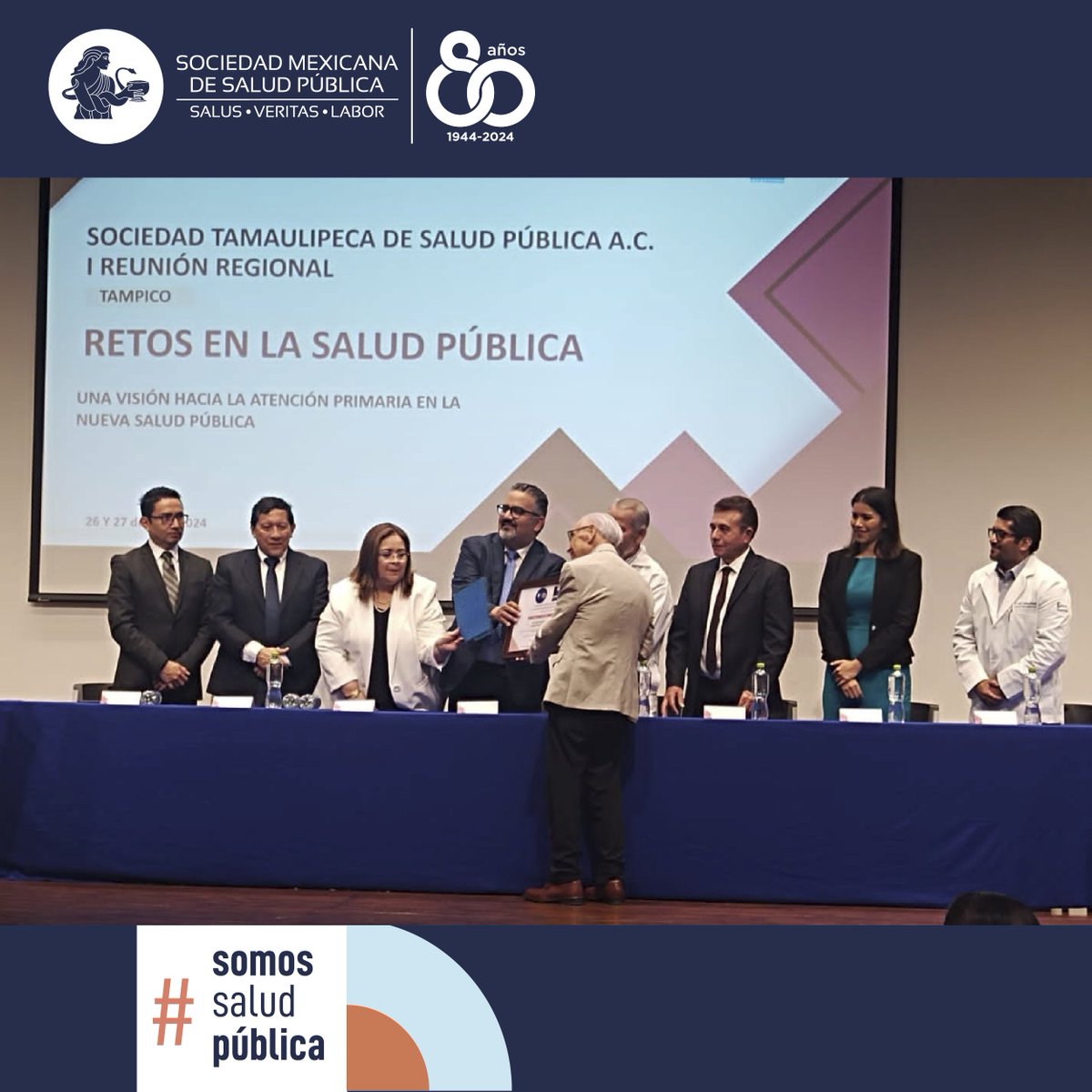 El @DrJuanFMC , Presidente de nuestra Sociedad, asistió a la 1era. Reunión Regional 'Retos en la Salud Pública: Una visión hacia la atención primaria en la nueva Salud Pública', donde se presentaron diversas ponencias, trabajos de investigación y 450 asistentes.