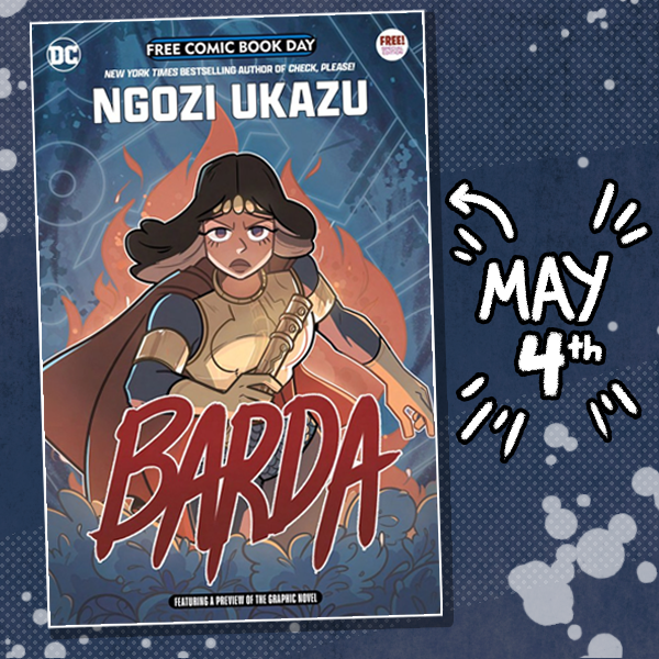 You can grab a preview of BARDA anywhere in the US, Canada, or Mexico this Saturday on FREE Comic Book Day! And I will be at Dragon's Lair signing from Noon to 4pm! ⭐️ #FreeComicBookDay #FCBD #FCBD2024