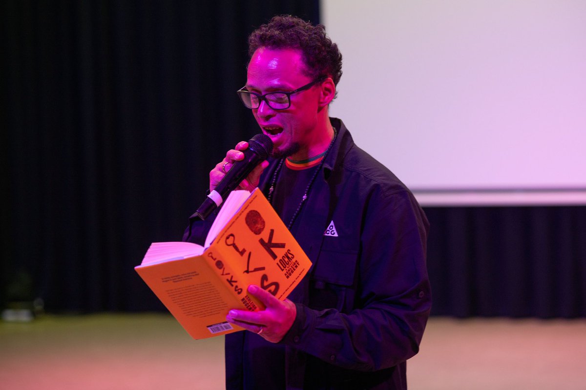 📚 BlackFest 2023 -Monday Throwback - Literature 📚 'LOCKS.' By Ashleigh Nugent We were so honoured & privileged to have Ashleigh open the festival again with a bang now published author he shared his journey with so much humility & love. @RiseUpCiC @LocksBook @NugentAshleigh