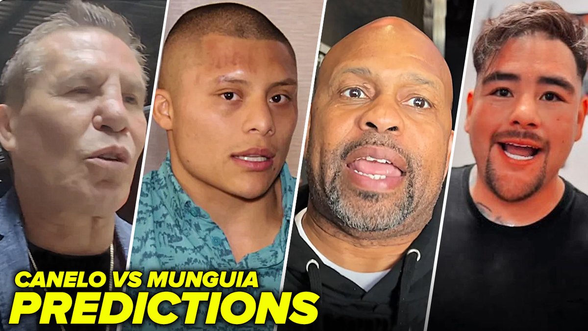 WATCH ALONG RIGHT NOW! The pros's give their #CaneloMunguia predictions! Featuring : @Jcchavez115 , @IsaacPitbull98 , @Andy_destroyer1 , @RealRoyJonesJr , @barreratapia , @terrible100 , @ShaneMosley_ , @EddieHearn , @OscarDeLaHoya and MANY MORE Watch: youtu.be/YgfPgvBYPZk?si…