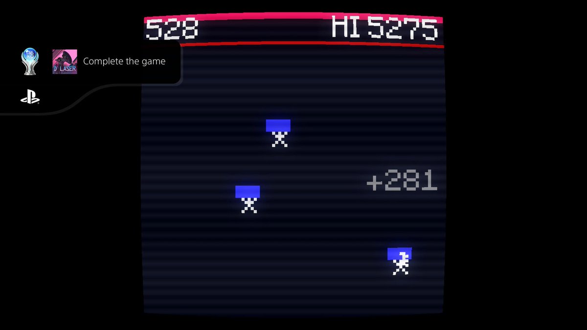 Platinum #433 & #434 - D Laser. (EU/NA) - One of the easier one button games. #PlayStation #PSN #TrophyHunting