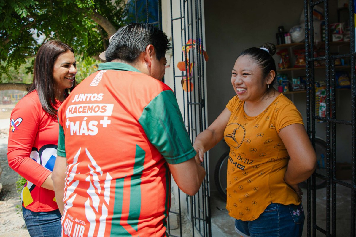 Gracias a todos los vecinos de #Dzitbalche por siempre demostrarnos su apoyo y sobre todo por sumarse a una campaña llena de alegrías y propuestas. ¡#MerecemosMÁS! ❤️💪🏽 #VotaPRI